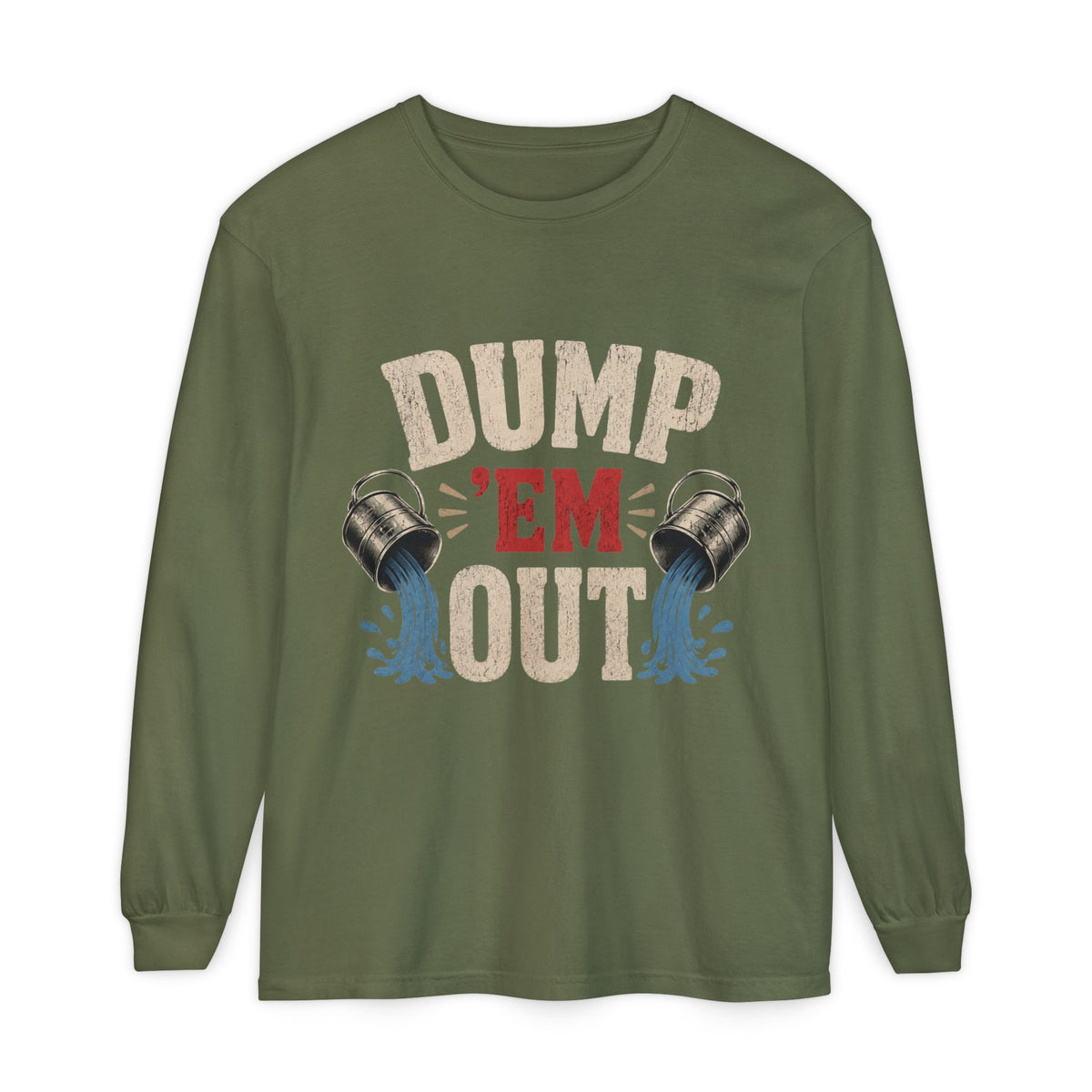 Unisex Garment-dyed Long Sleeve T-Shirt