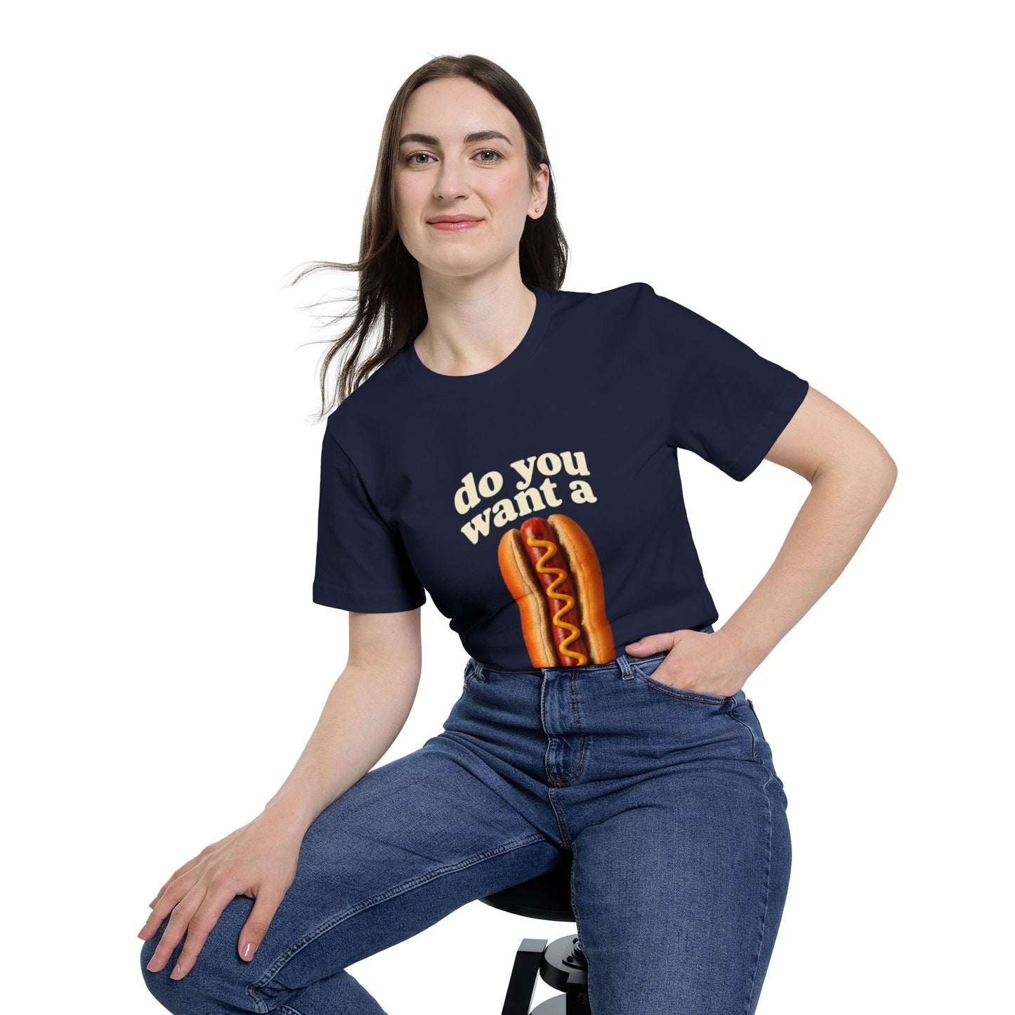Do You Want A Wiener?! USA-Made Unisex Short-Sleeve Jersey T-Shirt BBQ Shirt