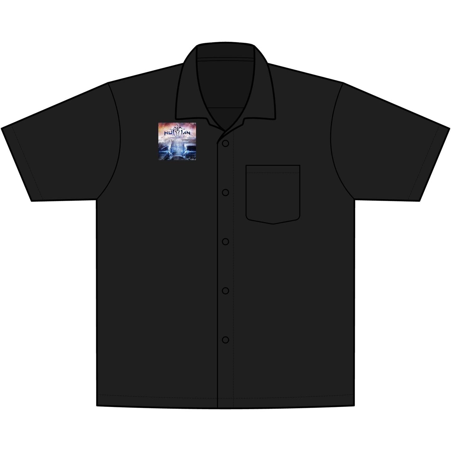Afraid of Human Short Sleeve Performance Shirt