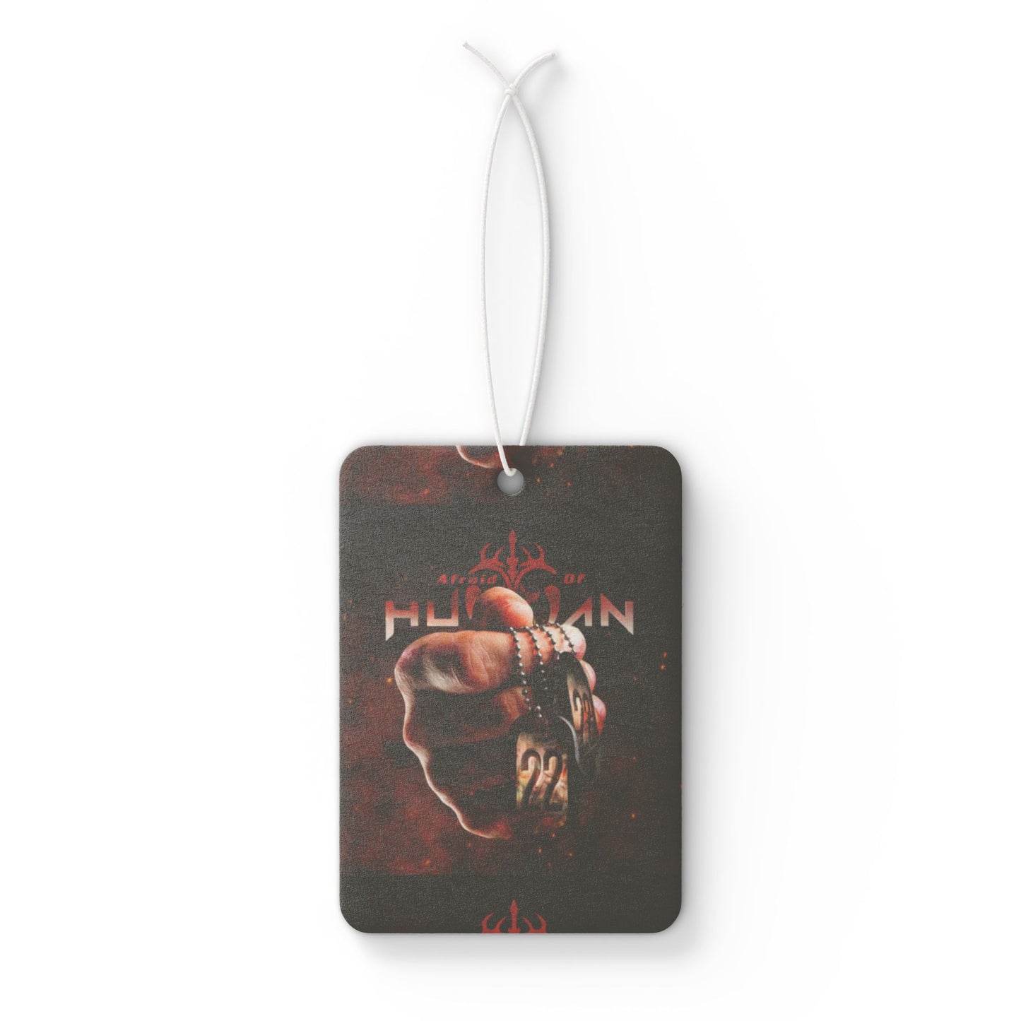 Afraid of Human-Themed Car Air Freshener, Aromatic Decor for Car, Gifts for Him, Car Accessories, Unique Gift for Birthdays
