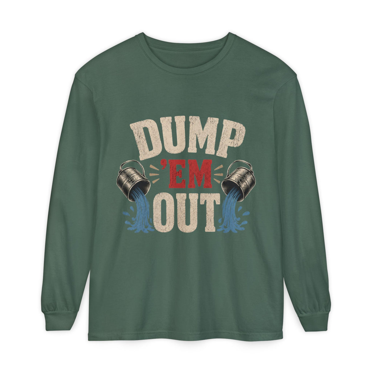 Unisex Garment-dyed Long Sleeve T-Shirt