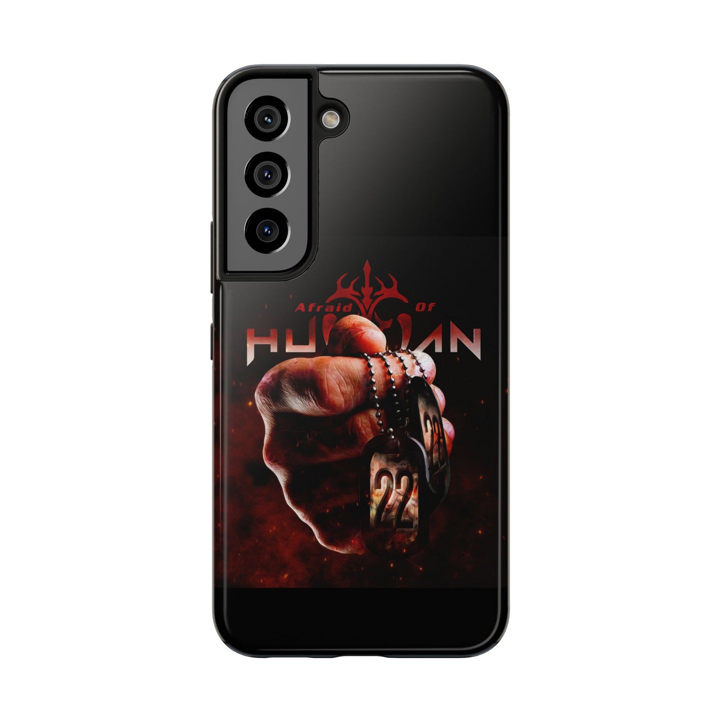 AOH '22' Tough Phone Cases, Edgy Phone Cover, Protector Cases, Unique Smartphone Cases, Gift for Gamers, Metal Rock Theme