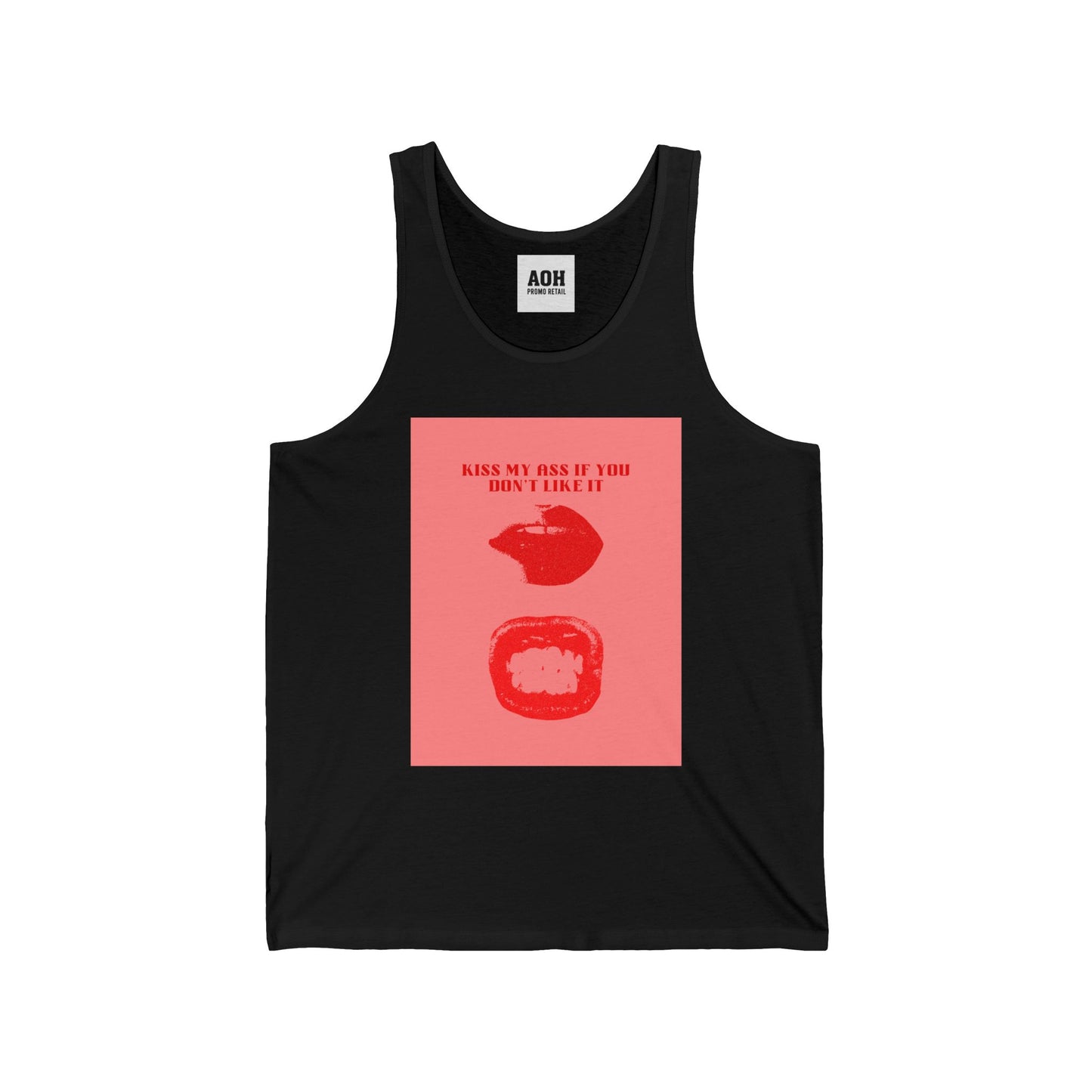 Statement Unisex Jersey Tank: Bold Graphic Tee, Summer Layer, Casual Wear, Gift for Him/Her, Outdoor Activity