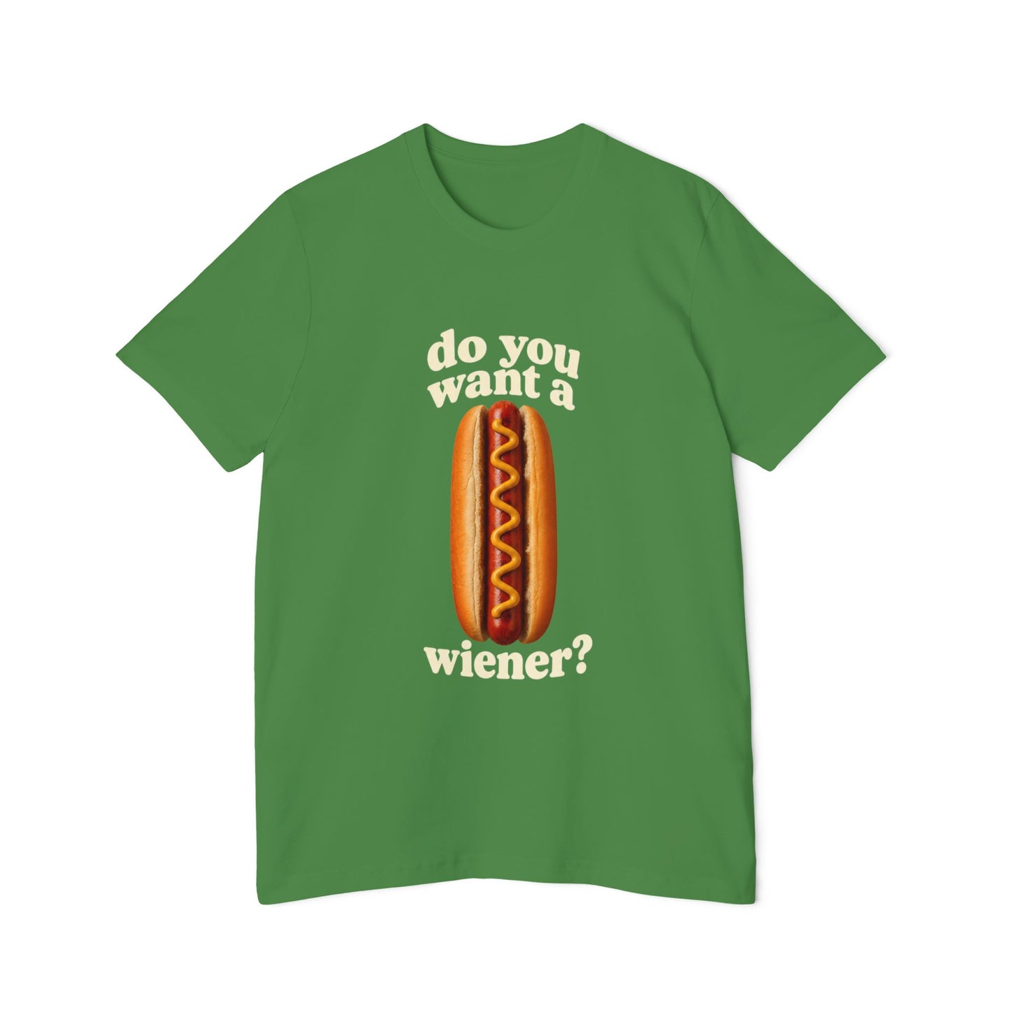 Do You Want A Wiener?! USA-Made Unisex Short-Sleeve Jersey T-Shirt BBQ Shirt