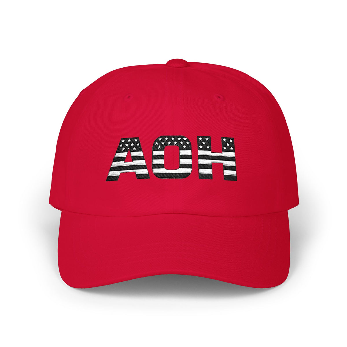 'Afraid of No Human' Distressed Logo Hat