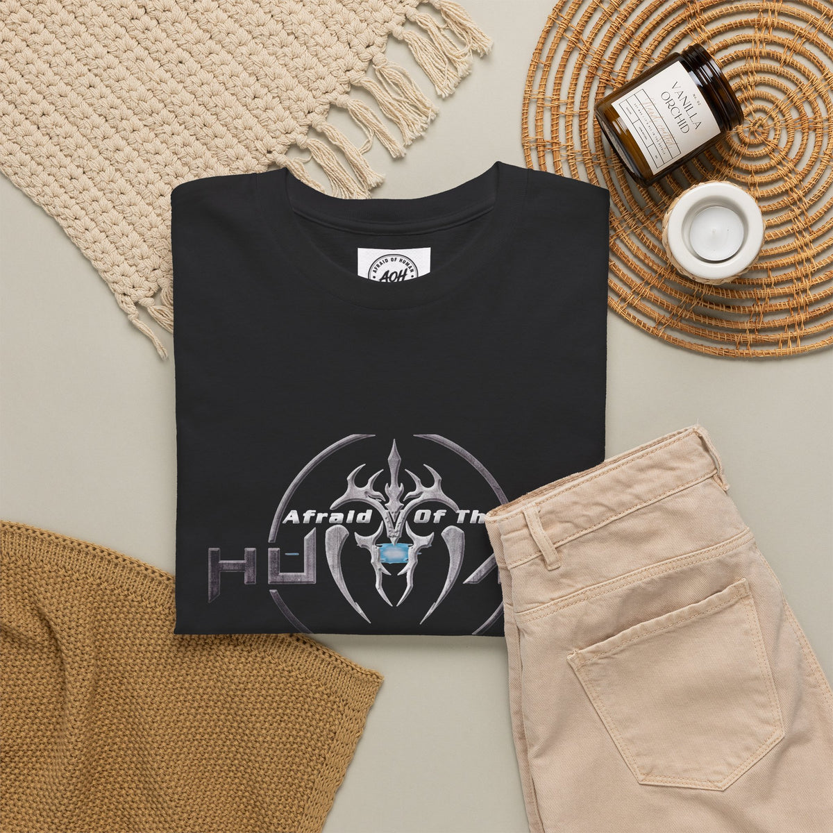 OG Afraid of Human Tee