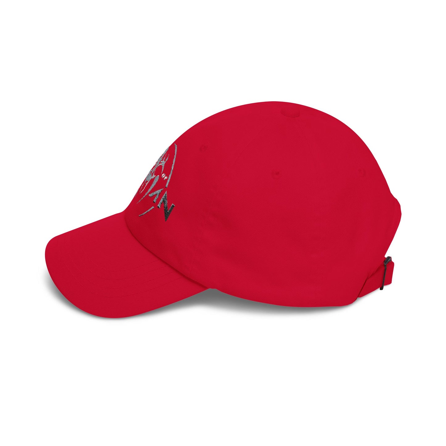 'Afraid of No Human' Distressed Logo Hat