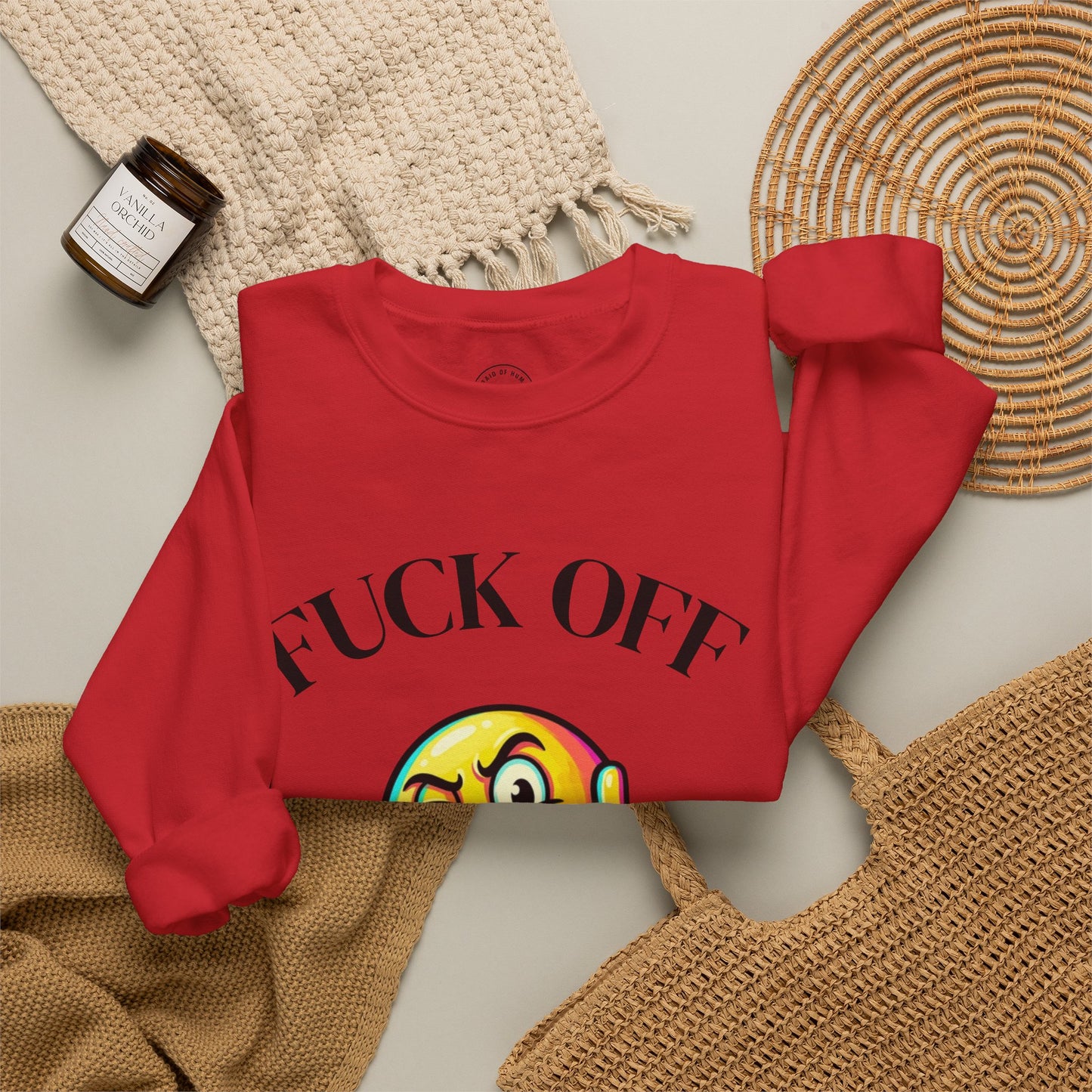 “Fuck Off” Unisex Heavy Blend™ Crewneck Sweatshirt