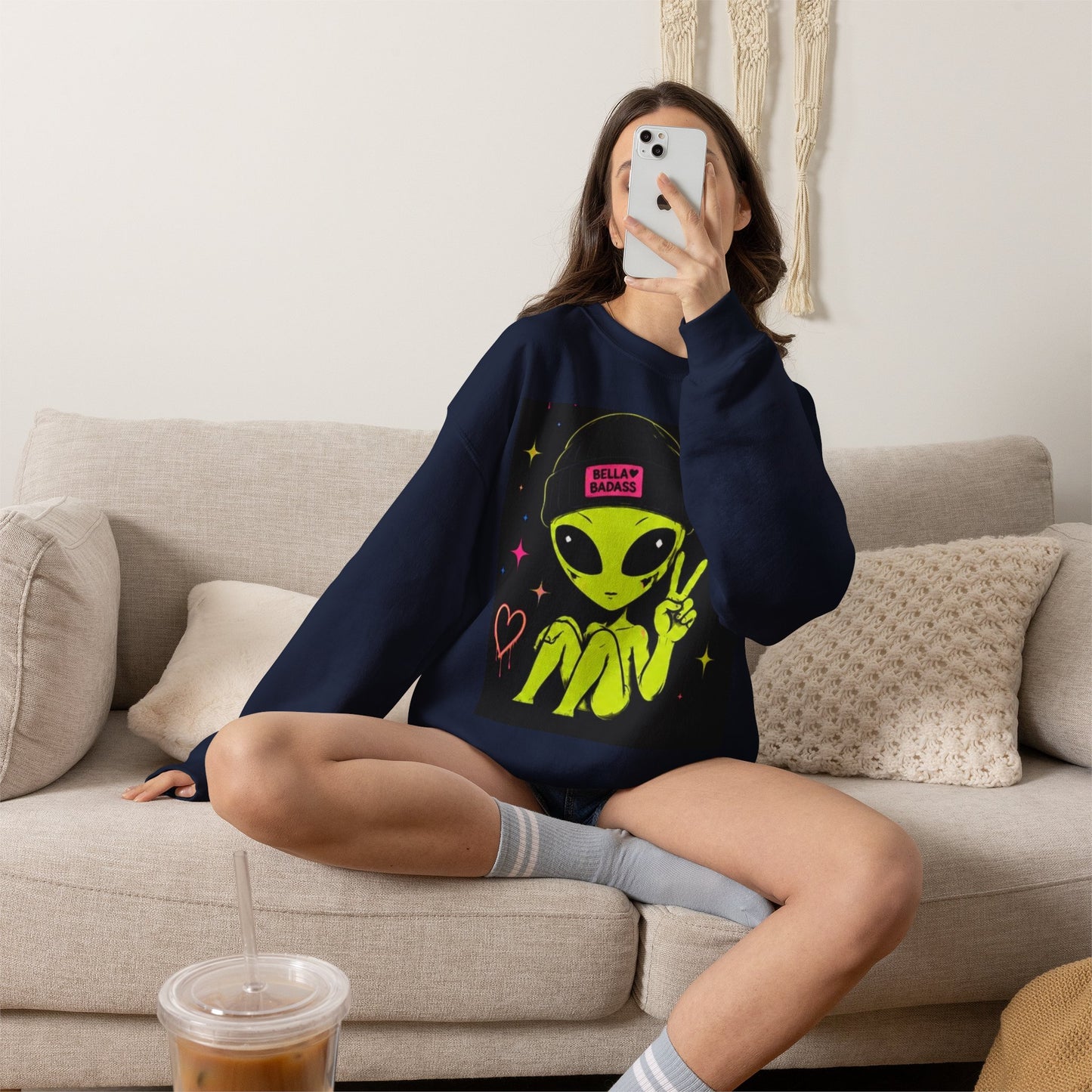 Bella Alien 👽 Collective- Unisex Heavy Blend™ Crewneck Sweatshirt