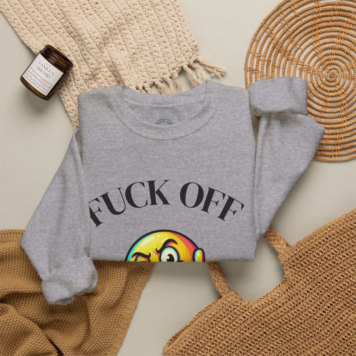 “Fuck Off” Unisex Heavy Blend™ Crewneck Sweatshirt
