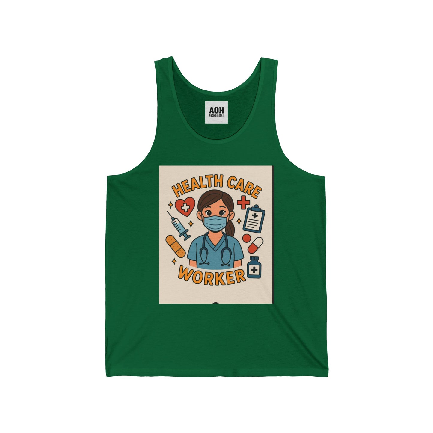 Healthcare Worker Tank Top | Unisex Jersey Tank for Nurses, Gift for Medical Staff, Comfortable Workwear, Health Care Appreciation, [...]