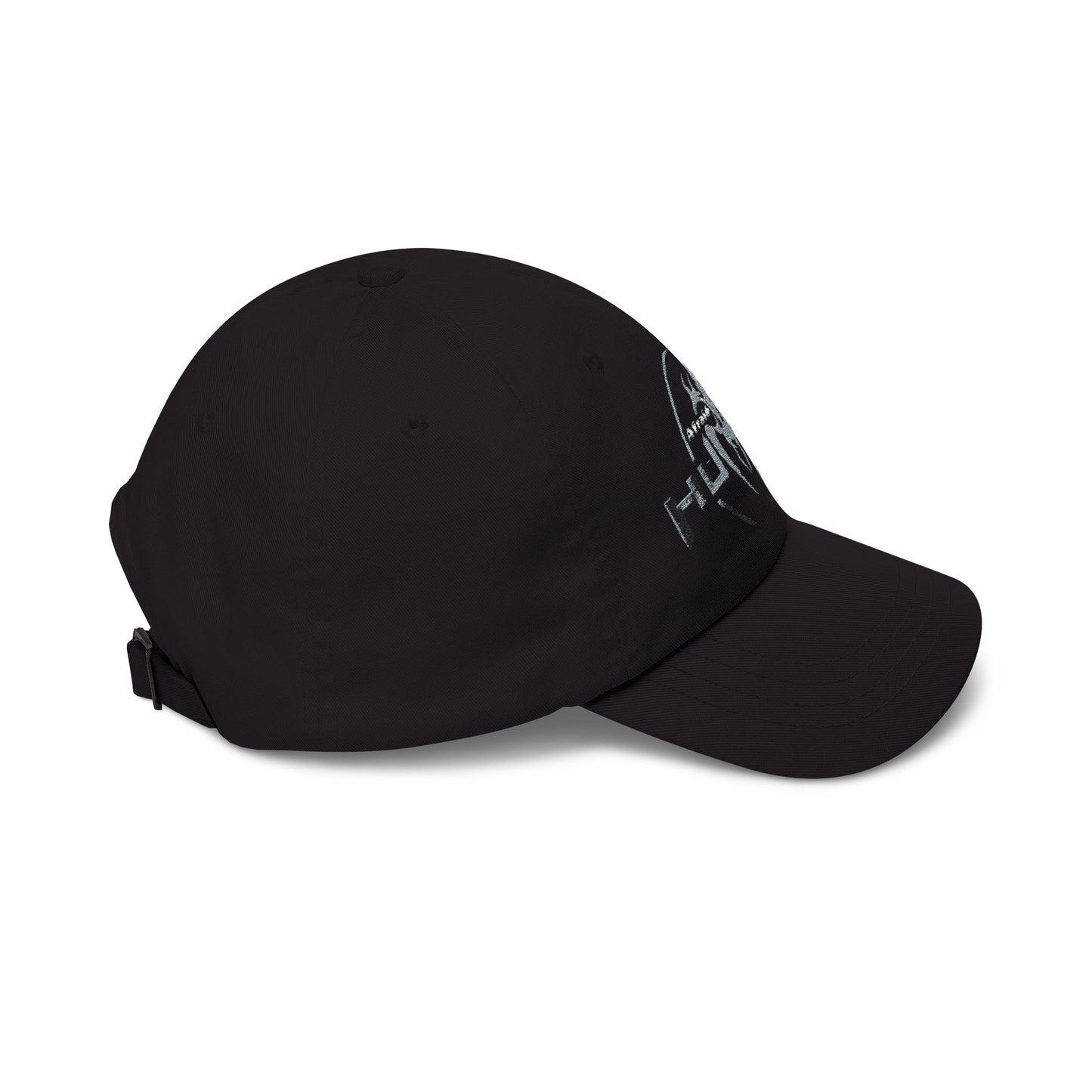 'Afraid of No Human' Distressed Logo Hat