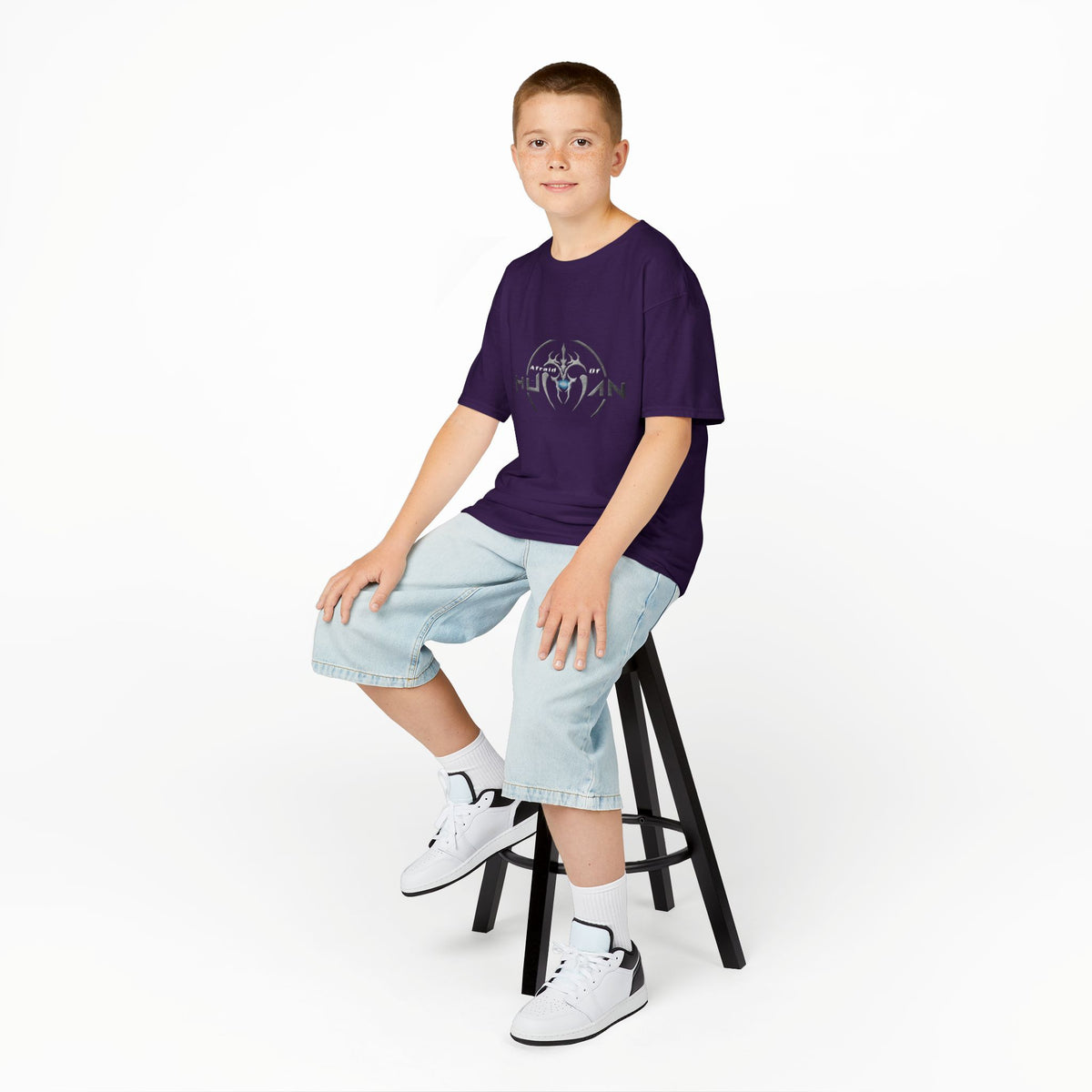 Afraid of Human Cool Kids Graphic Tee - Perfect for Birthdays, Everyday Wear, Gifts, Casual Outfits, and Celebrations!