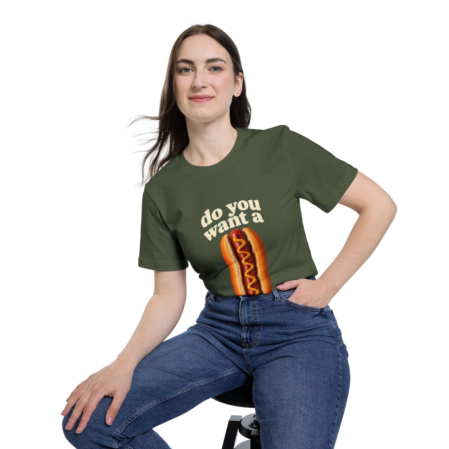 Do You Want A Wiener?! USA-Made Unisex Short-Sleeve Jersey T-Shirt BBQ Shirt