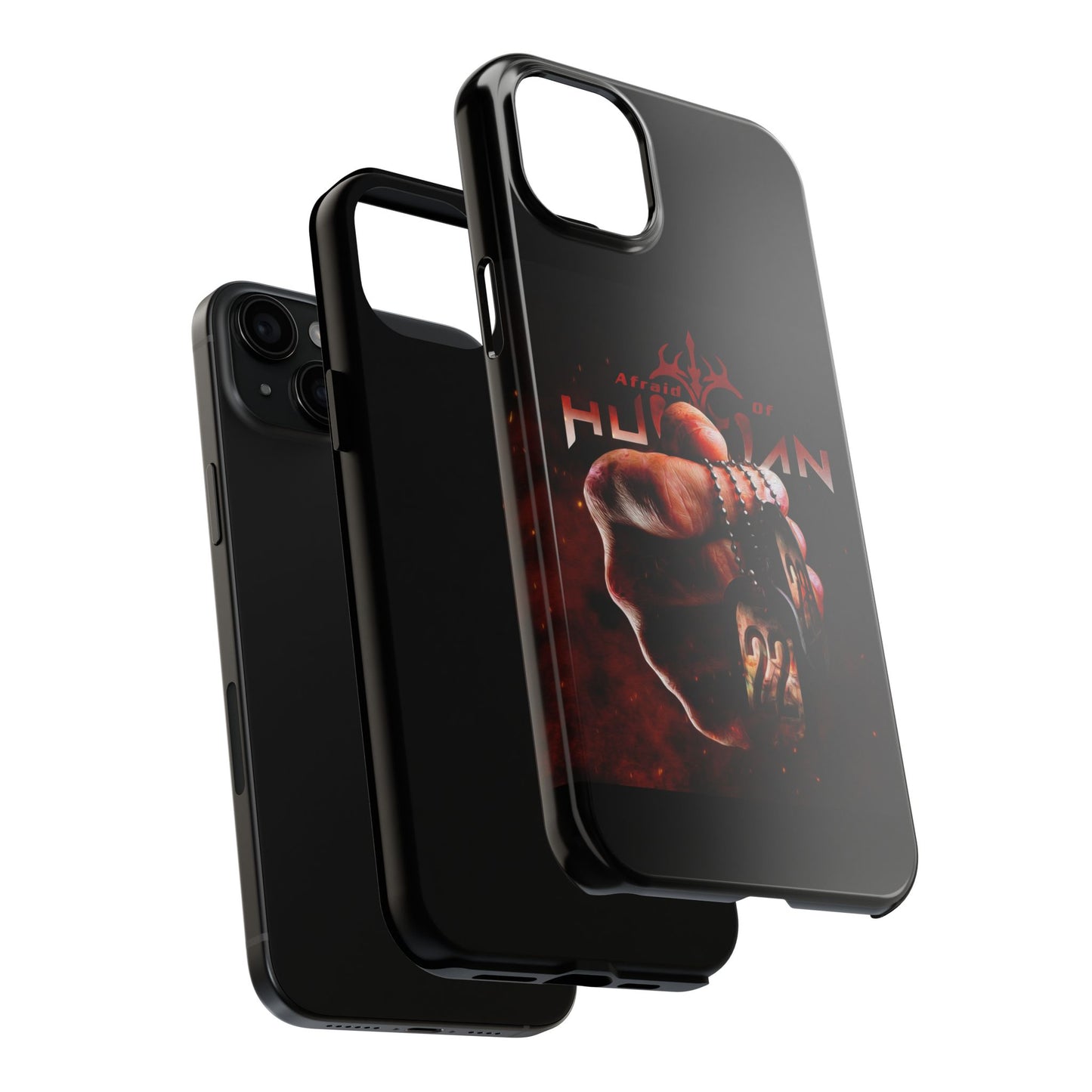 AOH '22' Tough Phone Cases, Edgy Phone Cover, Protector Cases, Unique Smartphone Cases, Gift for Gamers, Metal Rock Theme