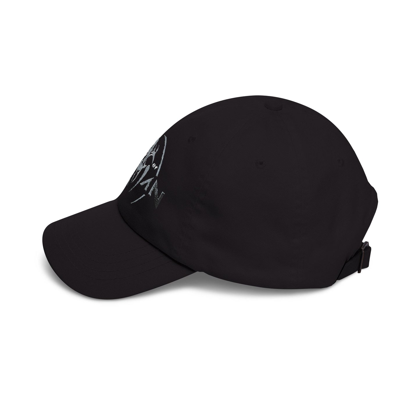 'Afraid of No Human' Distressed Logo Hat