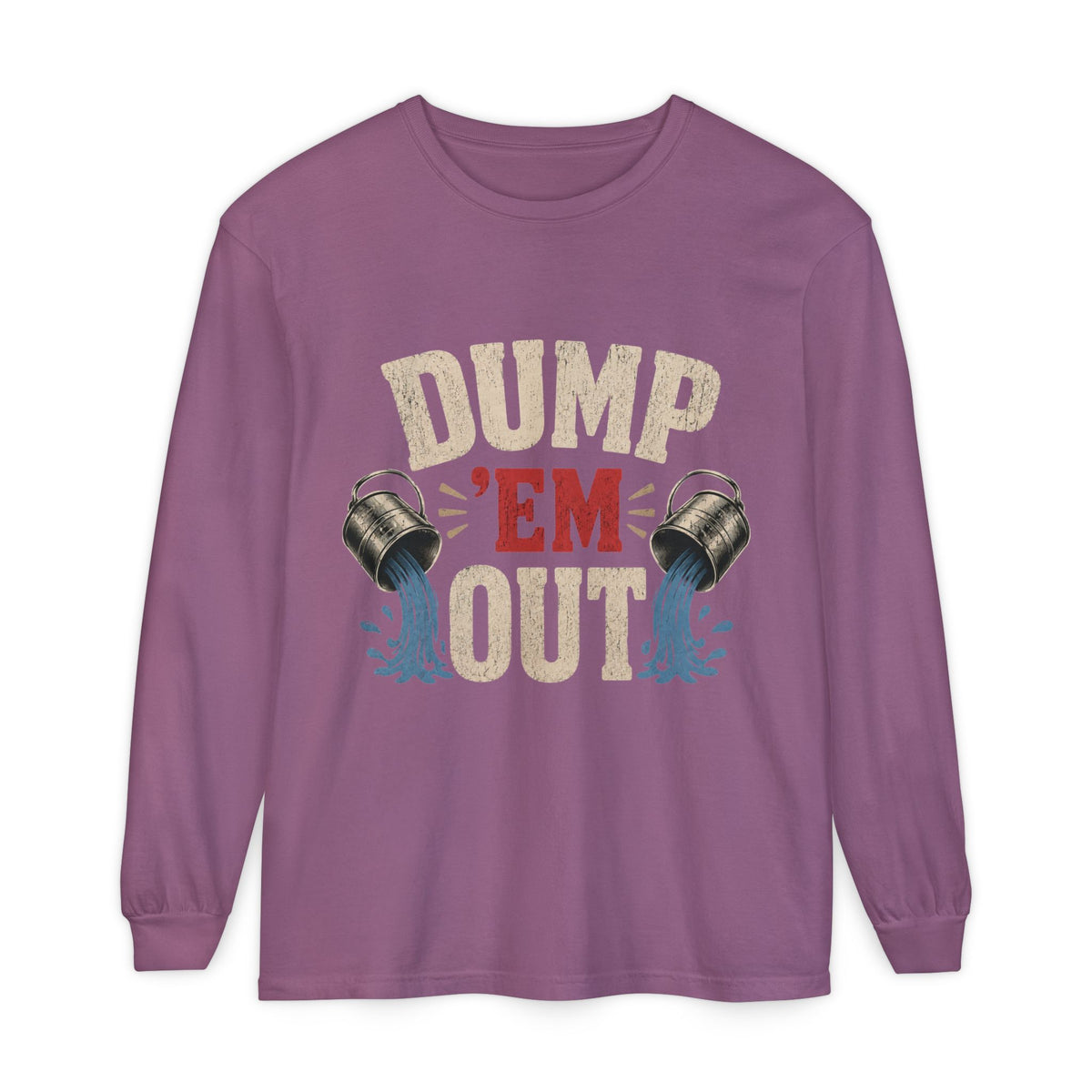 Unisex Garment-dyed Long Sleeve T-Shirt