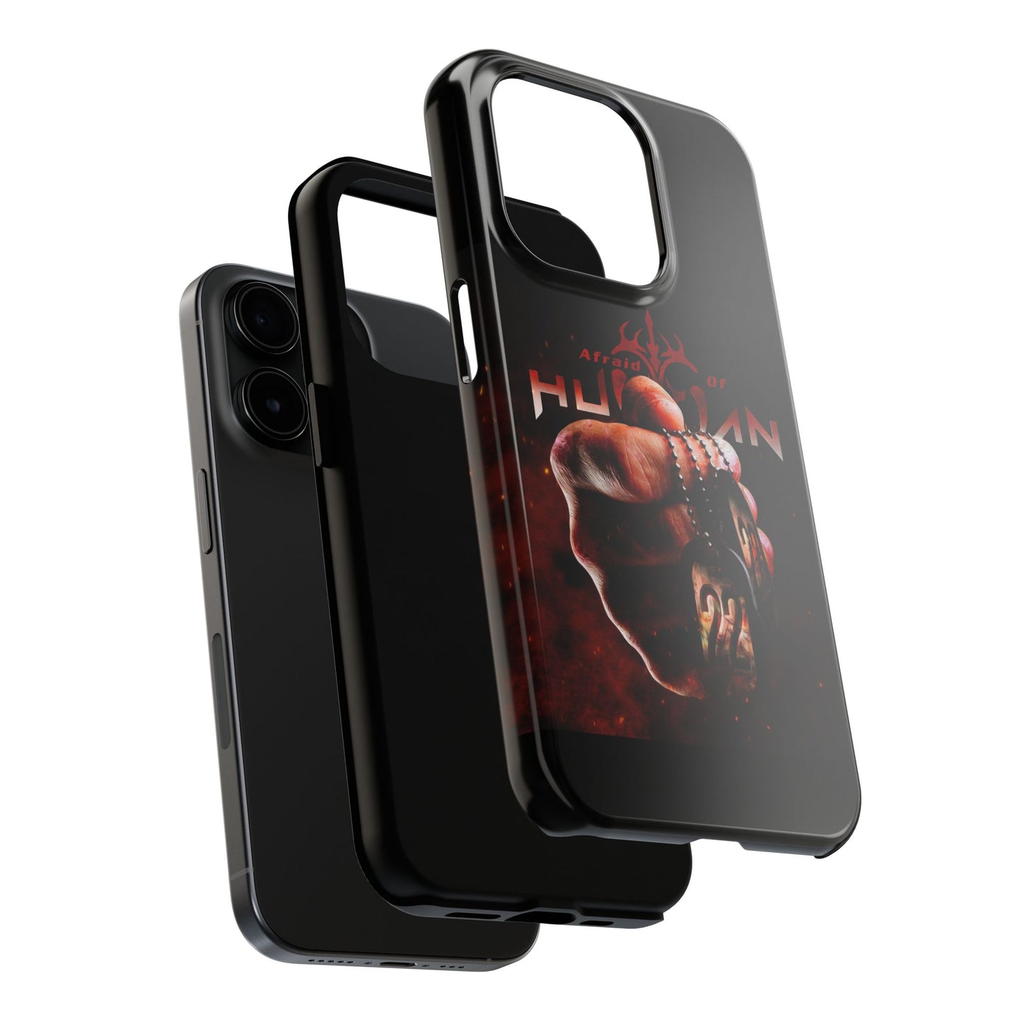 AOH '22' Tough Phone Cases, Edgy Phone Cover, Protector Cases, Unique Smartphone Cases, Gift for Gamers, Metal Rock Theme