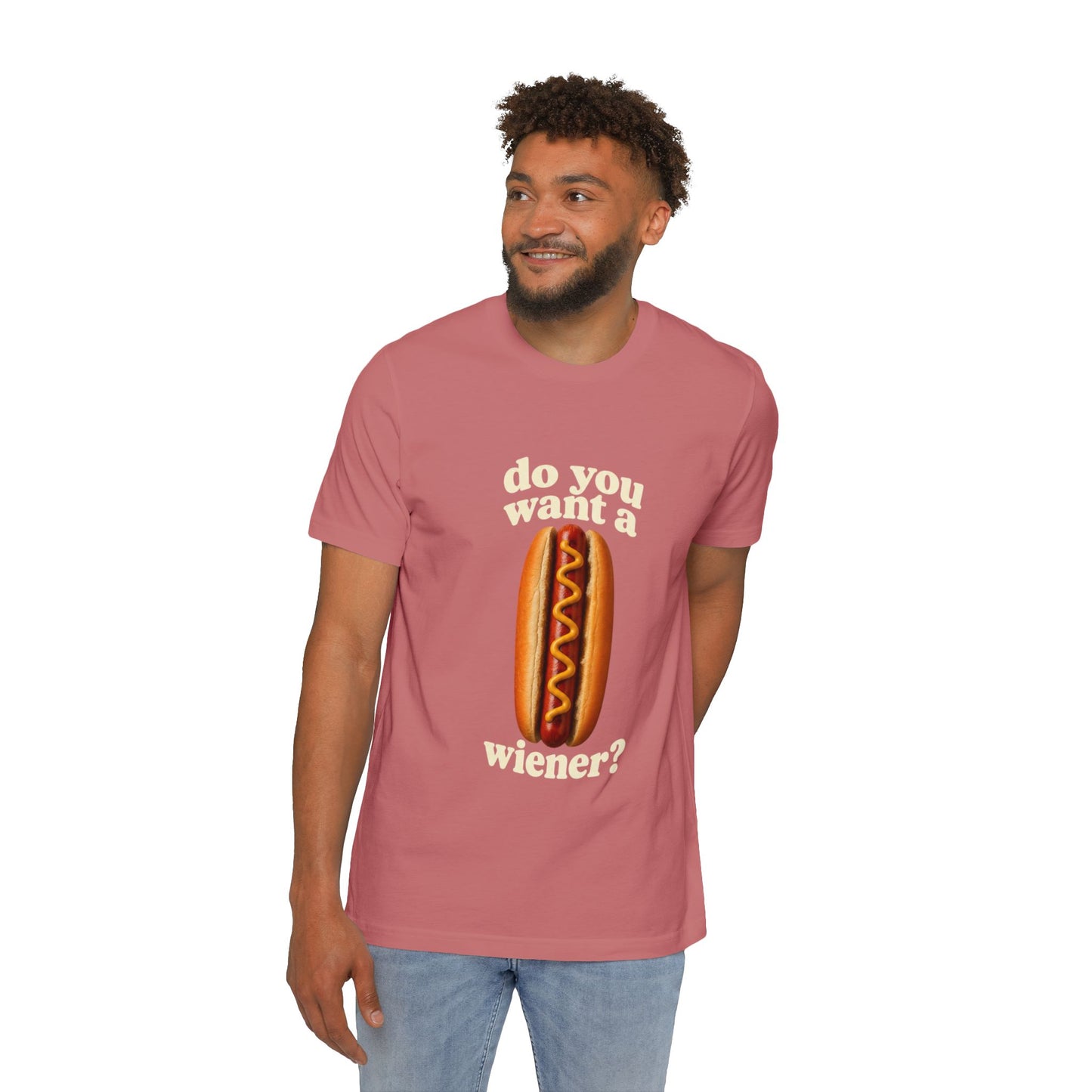 Do You Want A Wiener?! USA-Made Unisex Short-Sleeve Jersey T-Shirt BBQ Shirt