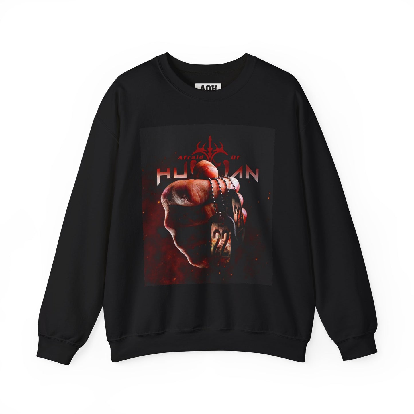 Afraid of Human (22) Sweatshirt: Stylish Crewneck for Casual Wear, Unisex Apparel, Gift for Men and Women, Fashion Statement, Streetwear