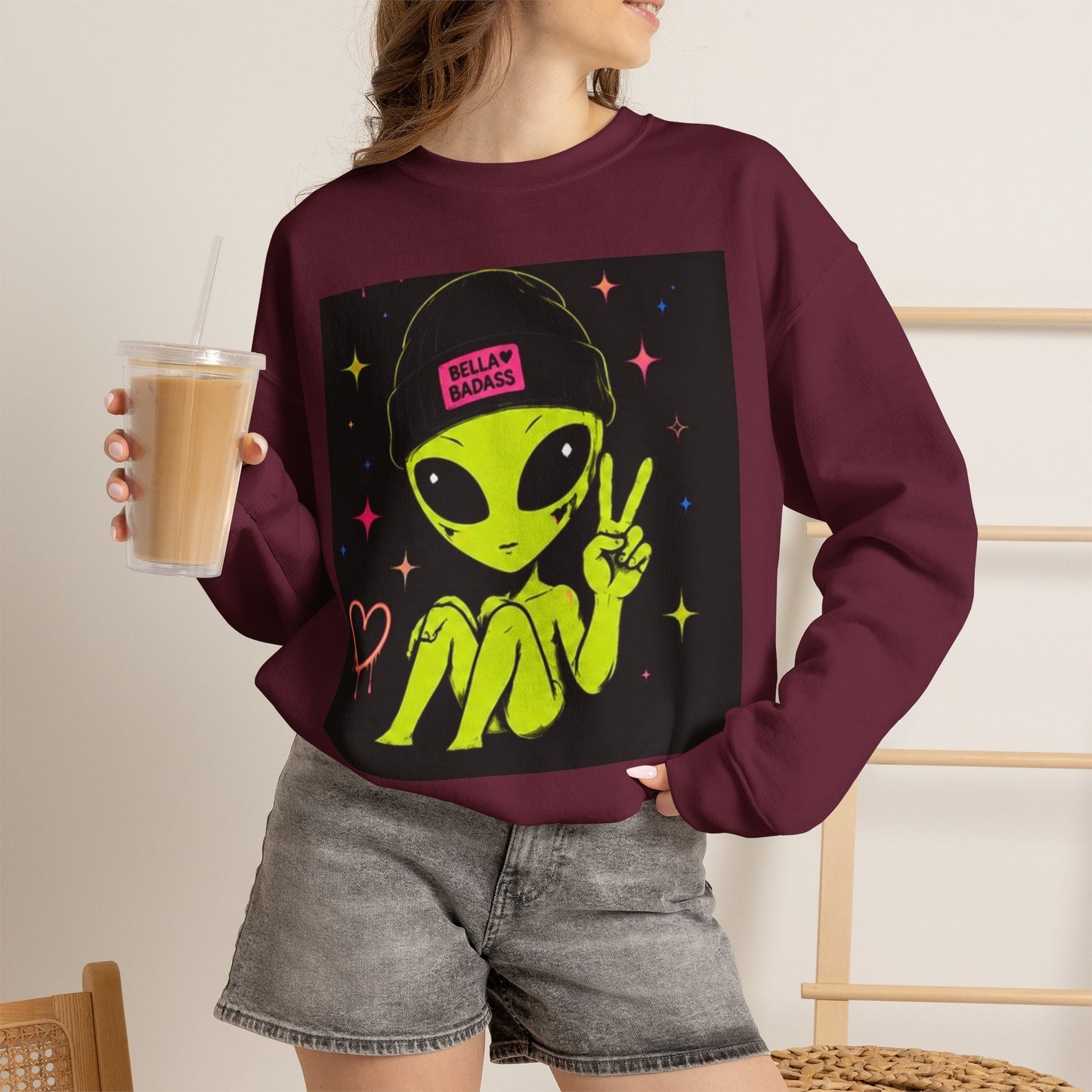 Bella Alien 👽 Collective- Unisex Heavy Blend™ Crewneck Sweatshirt
