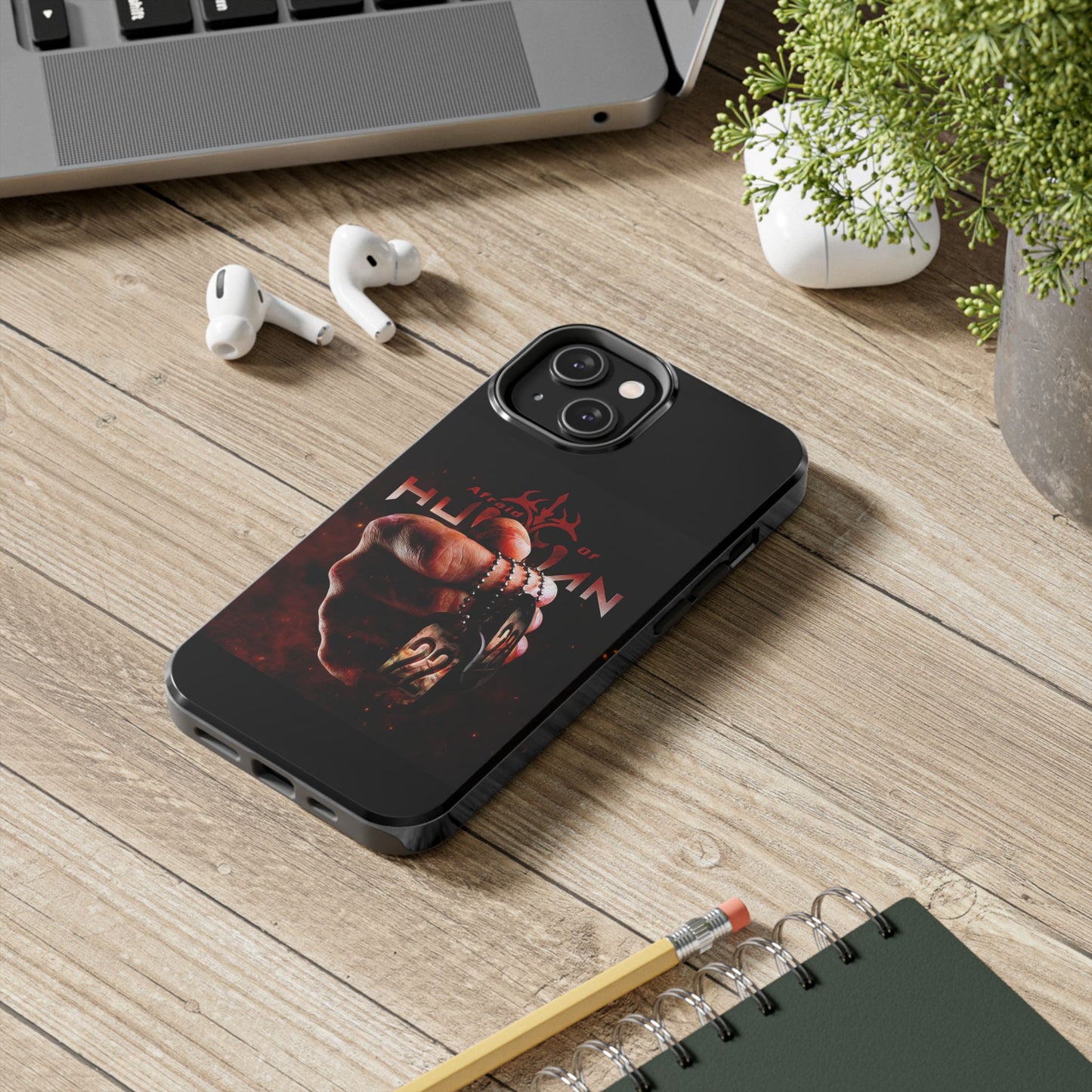 AOH '22' Tough Phone Cases, Edgy Phone Cover, Protector Cases, Unique Smartphone Cases, Gift for Gamers, Metal Rock Theme