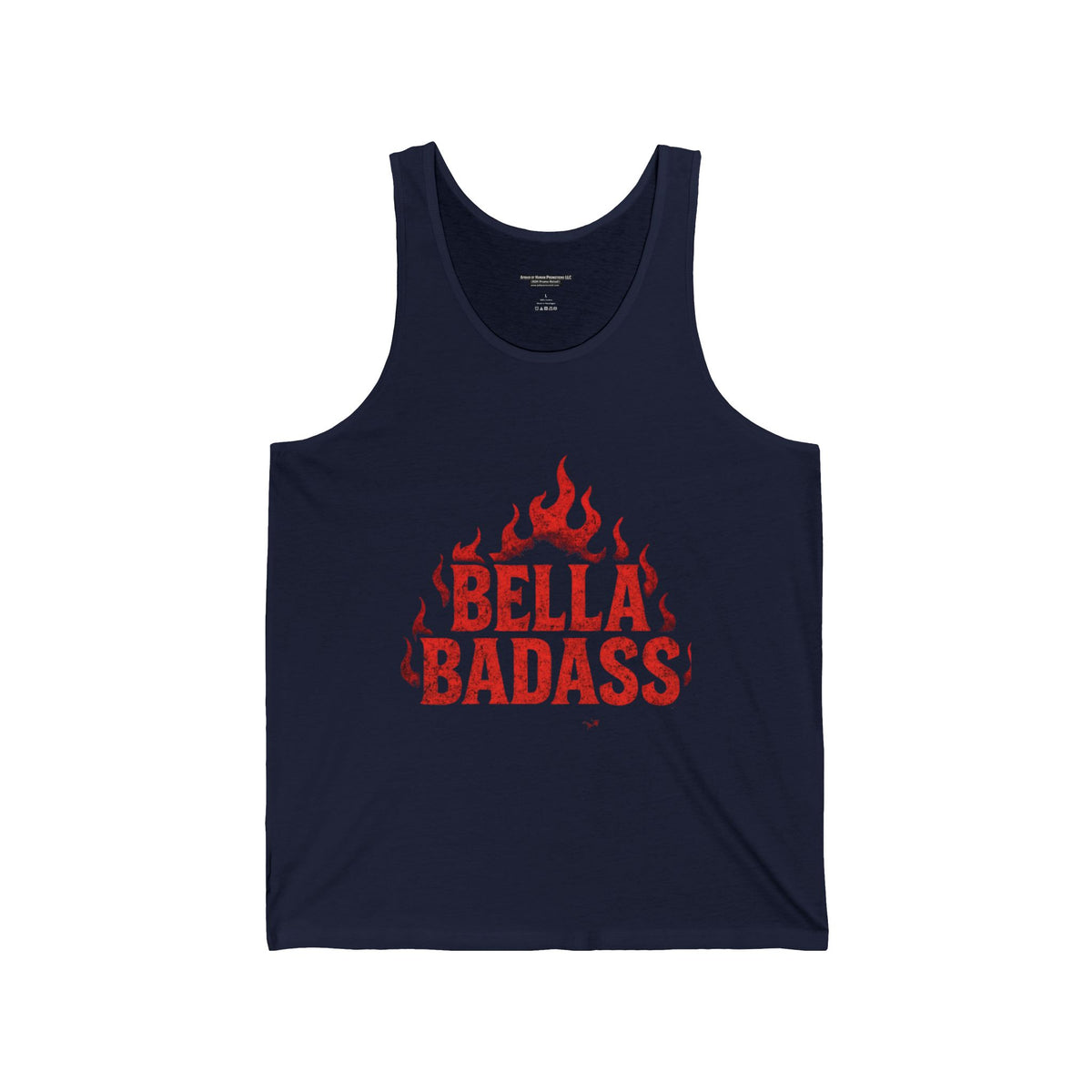 Bella Badass Unisex Jersey Tank Top, Gift for Her, Summer Apparel, Workout Wear, Cool Casual Top, Trendy Fashion