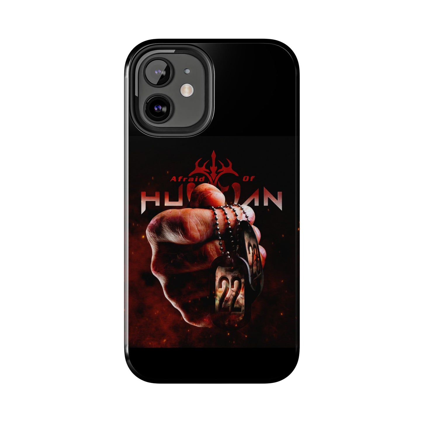 AOH '22' Tough Phone Cases, Edgy Phone Cover, Protector Cases, Unique Smartphone Cases, Gift for Gamers, Metal Rock Theme