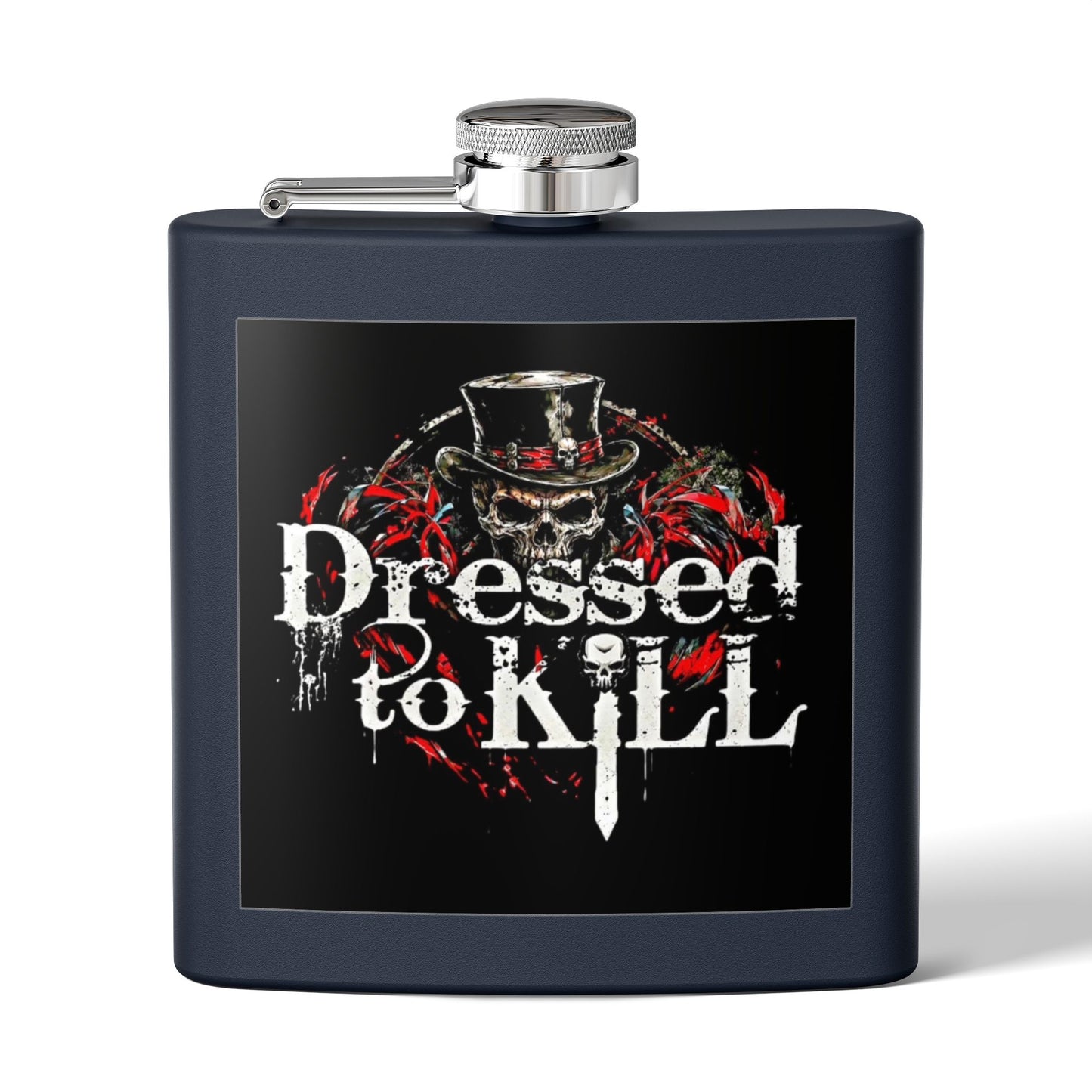 DTK (Dressed to Kill) Stainless Steel Flask (6oz)
