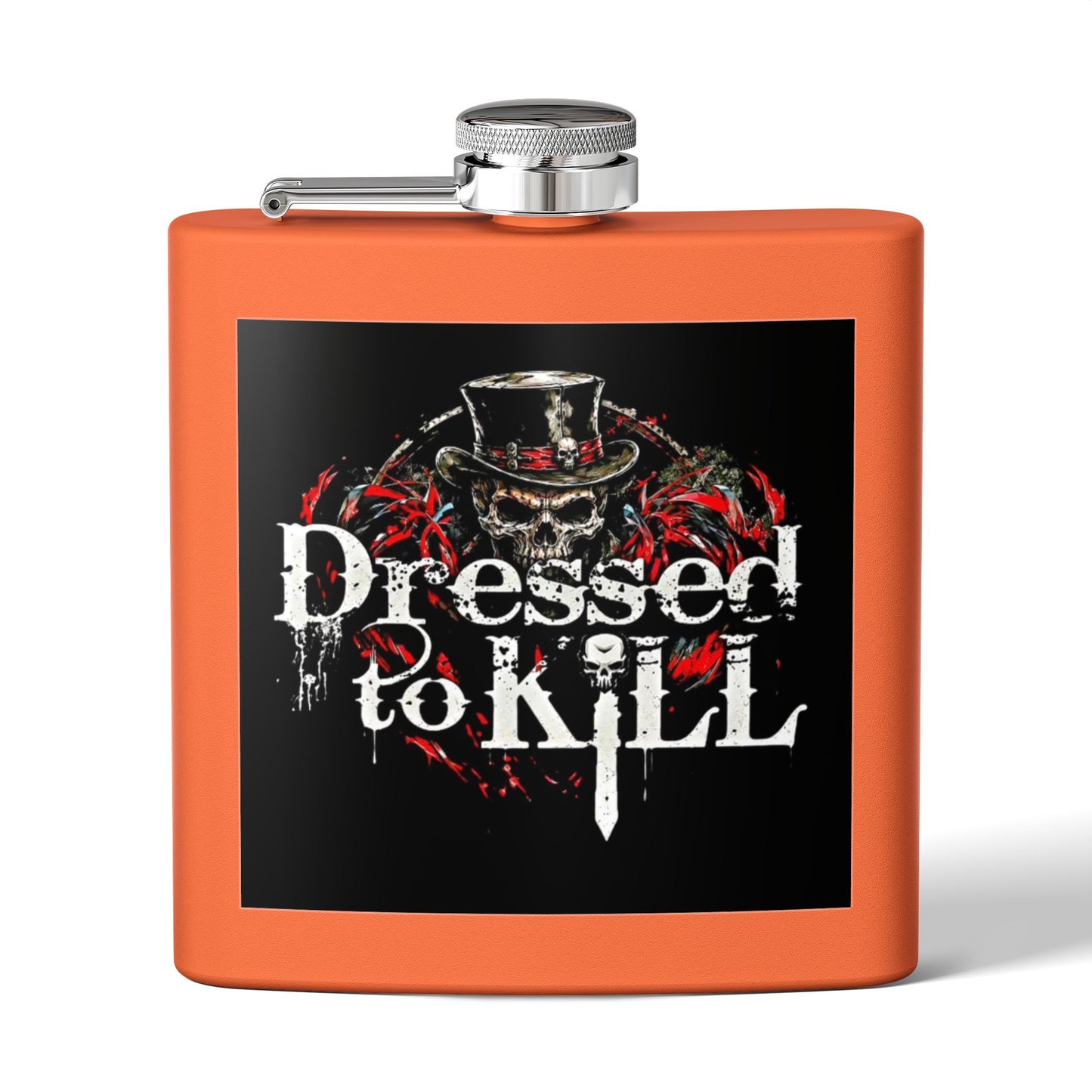 DTK (Dressed to Kill) Stainless Steel Flask (6oz)