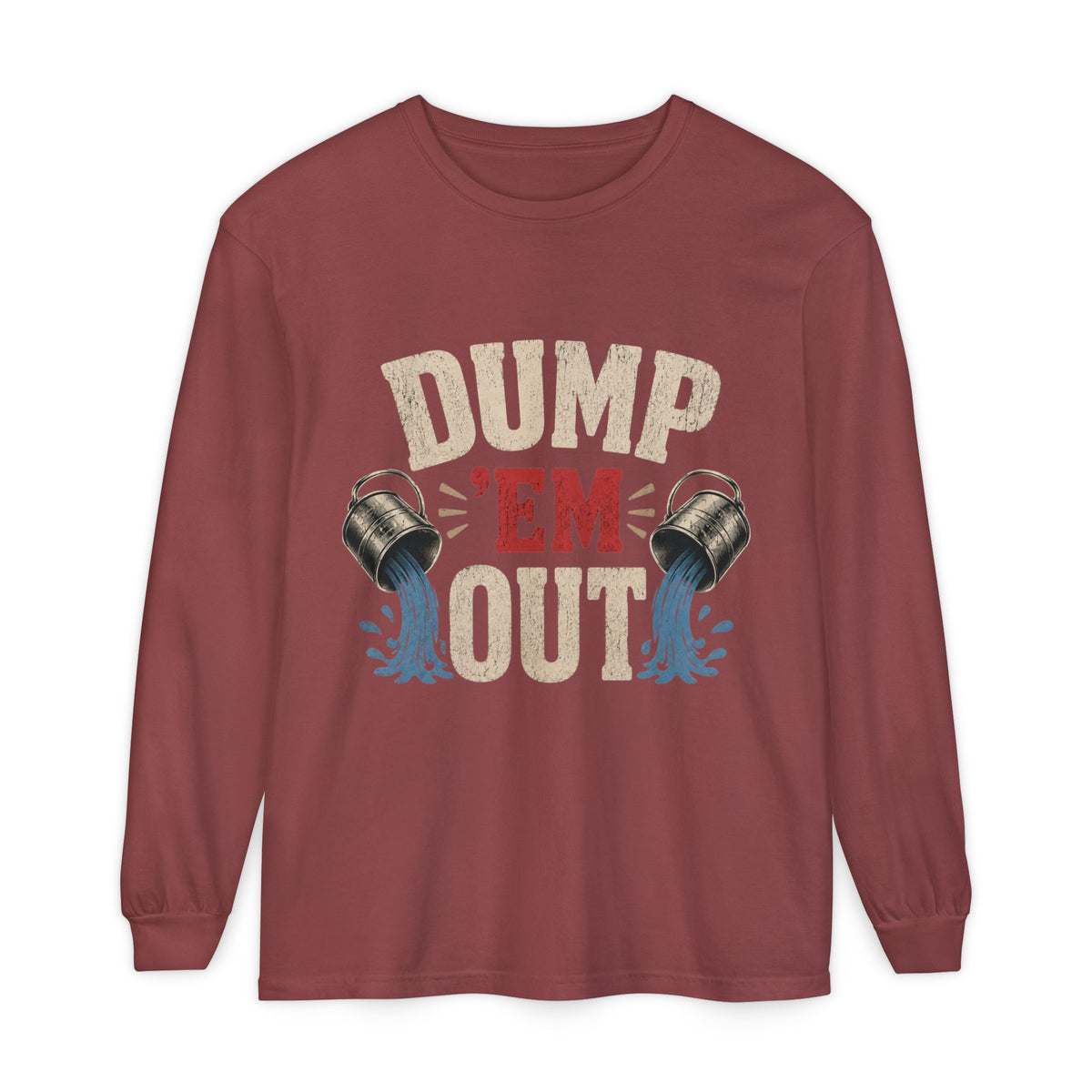 Unisex Garment-dyed Long Sleeve T-Shirt