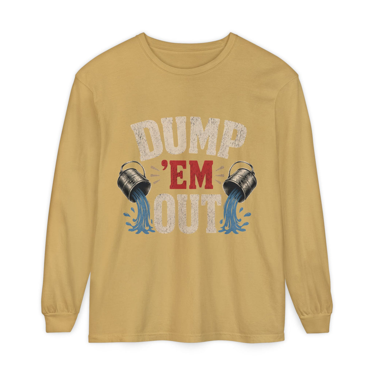 Unisex Garment-dyed Long Sleeve T-Shirt