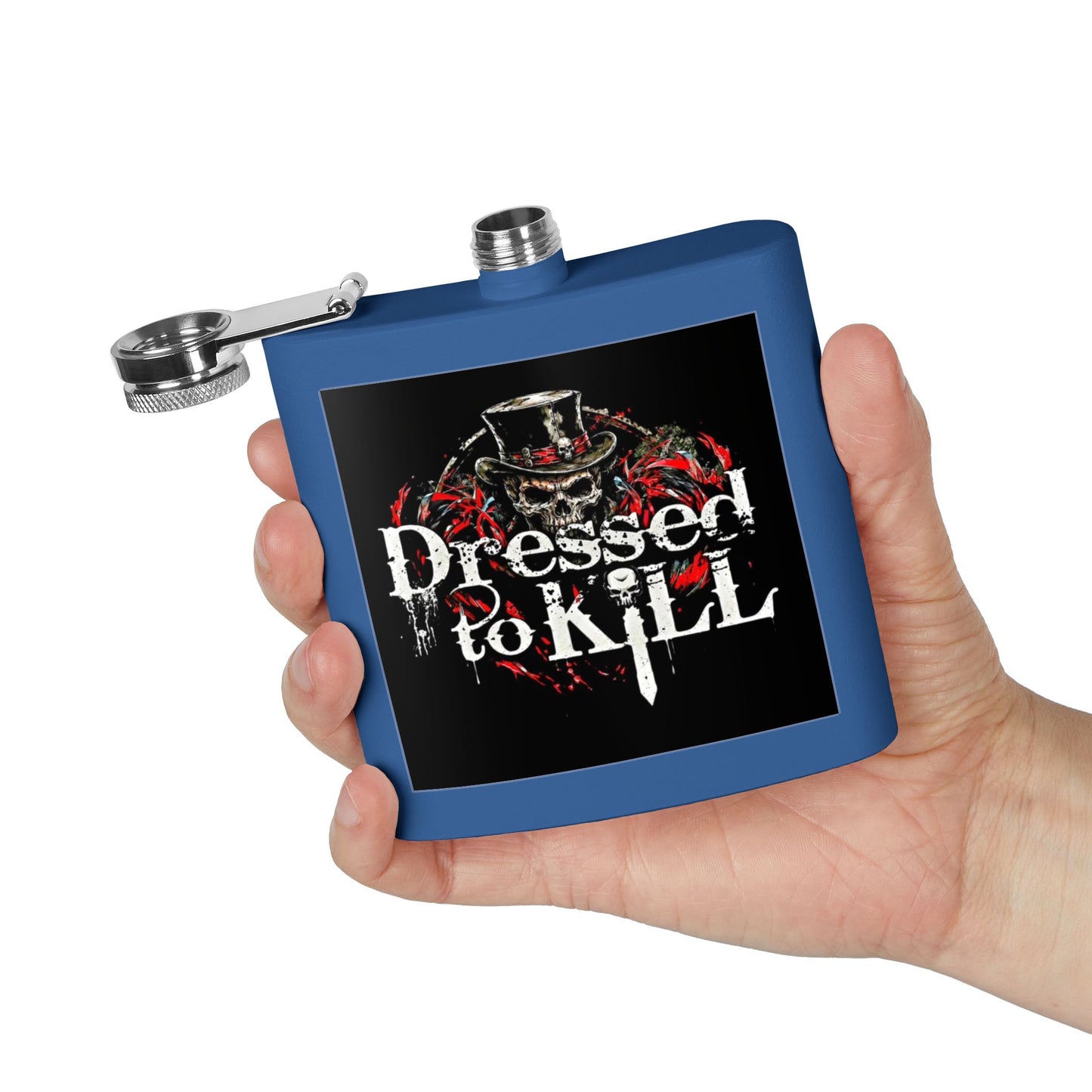 DTK (Dressed to Kill) Stainless Steel Flask (6oz)