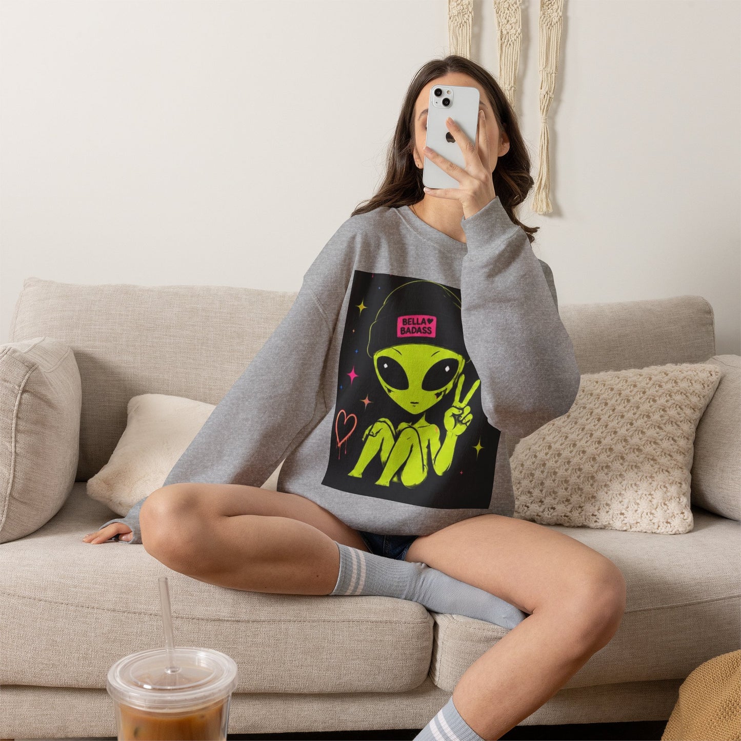 Bella Alien 👽 Collective- Unisex Heavy Blend™ Crewneck Sweatshirt