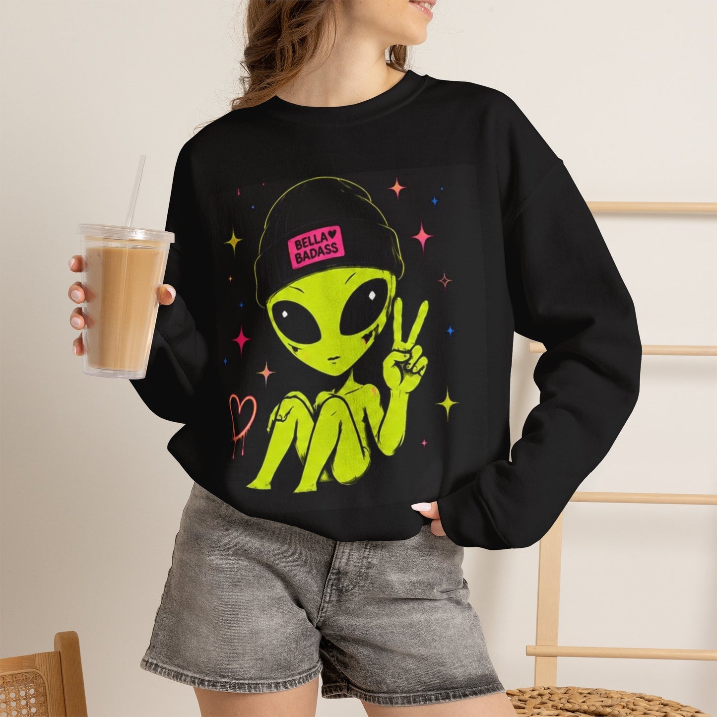 Bella Alien 👽 Collective- Unisex Heavy Blend™ Crewneck Sweatshirt
